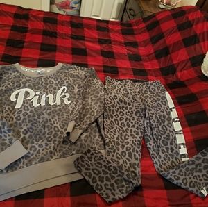 Pink Victoria Secret sweatsuit set
